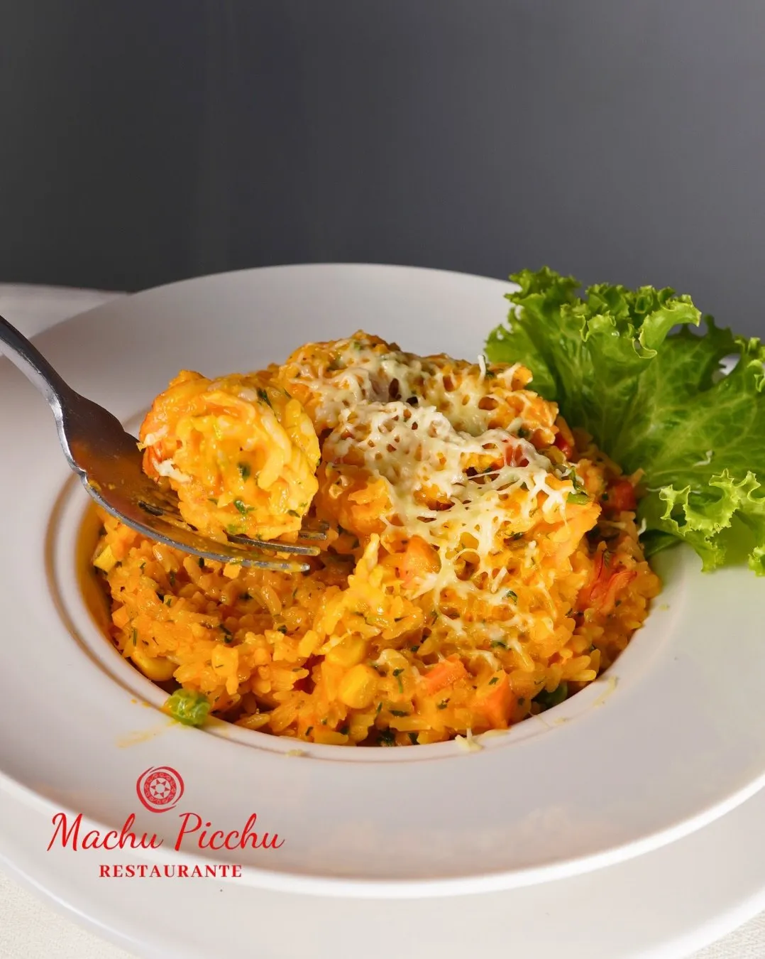 Risotto de langostinos